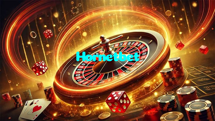 Hornetbet casino presented on mobile device in Pakistan with slots and live games